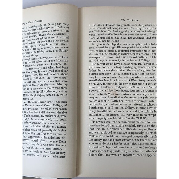 SIGNED Book + signed letter / Many a Good Crusade / Virginia Gildersleeve / 1955 - Picture 9 of 12